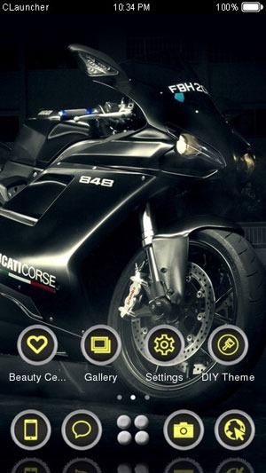 Ducaticorse 848 CLauncher Android Theme Image 1