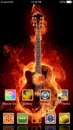 Play the Guitar CLauncher Android Theme Image 1