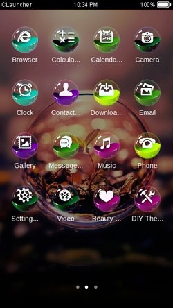 Beautiful CLauncher Android Theme Image 1