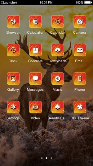 Deer CLauncher Android Theme Image 2