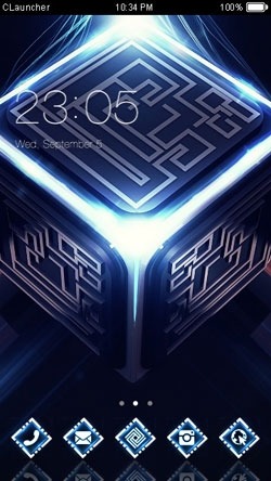 Light Cube CLauncher Android Theme Image 1