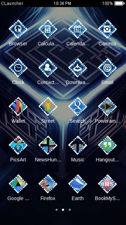 Light Cube CLauncher Android Theme Image 2