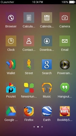 Color Bokeh CLauncher Android Theme Image 2