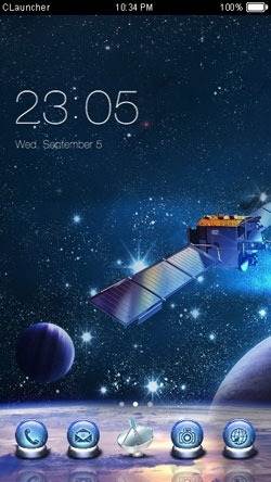 Satellite CLauncher Android Theme Image 1