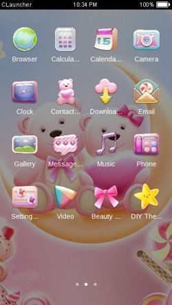 Honey Bear CLauncher Android Theme Image 2