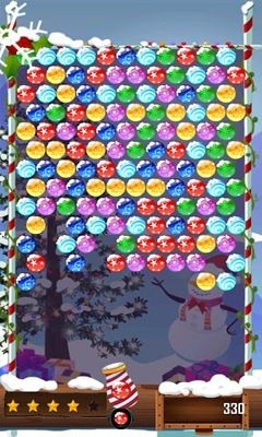 Bubble Shooter Christmas HD Android Game Image 2