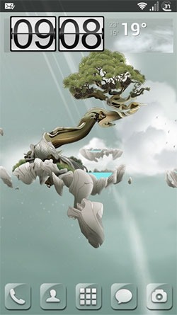 Sky Islands Android Wallpaper Image 1