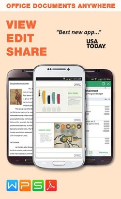 WPS Mobile Office Android Application Image 1