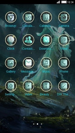 Tianlonglanghuan CLauncher Android Theme Image 2