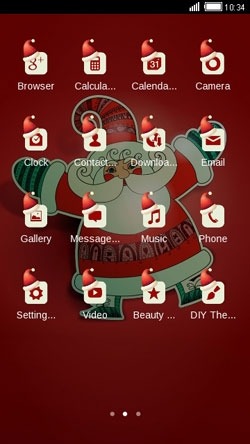 Merry Christmas CLauncher Android Theme Image 2