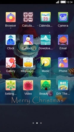 Merry Christmas CLauncher Android Theme Image 2