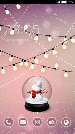 Merry Christmas CLauncher Android Theme Image 1