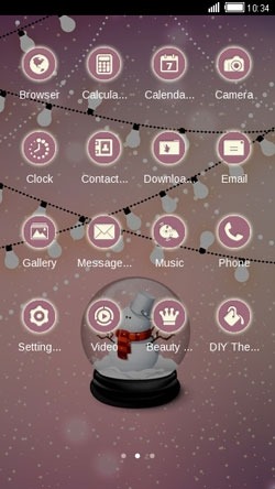 Merry Christmas CLauncher Android Theme Image 2