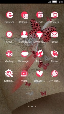 Butterfly CLauncher Android Theme Image 2