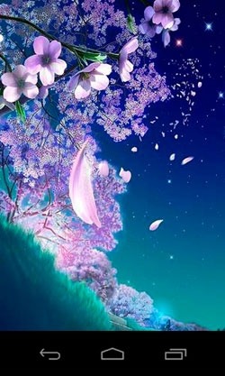 3D Sakura Magic Android Wallpaper Image 1