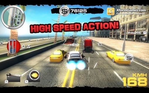 Burnin&#039; rubber: Crash n&#039; burn Android Game Image 1