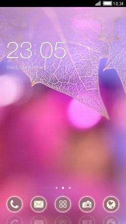 Leaf CLauncher Android Theme Image 1