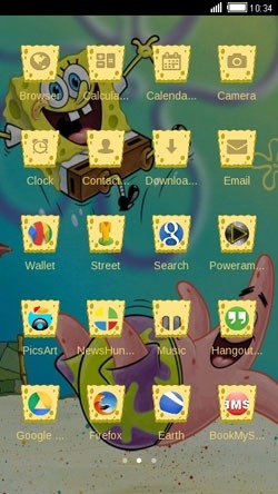 Spongebob CLauncher Android Theme Image 2