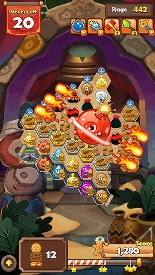 Monster Busters: Hexa Blast Android Game Image 1