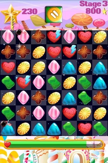 Candy Gems and Sweet Jellies Android Game Image 1