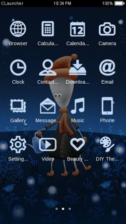 Cartoon Allion CLauncher Android Theme Image 2