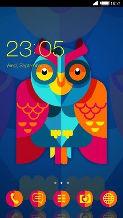 Designer Owl CLauncher Android Theme Image 1