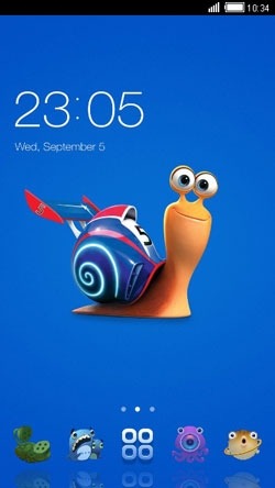 Snail CLauncher Android Theme Image 1