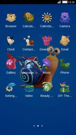 Snail CLauncher Android Theme Image 2