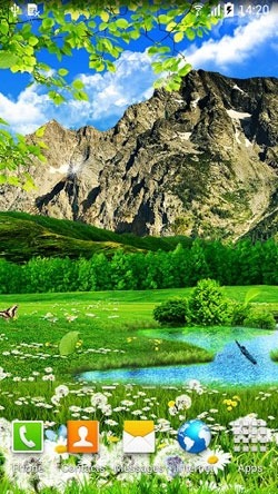 Summer Landscape Android Wallpaper Image 1