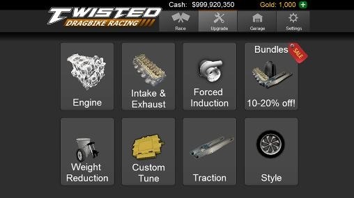 Twisted: Dragbike Racing Android Game Image 2