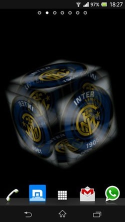 Ball 3D Inter Milan Android Wallpaper Image 1