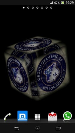 Ball 3D: Millonarios Android Wallpaper Image 2