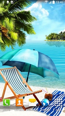 Summer Beach Android Wallpaper Image 1