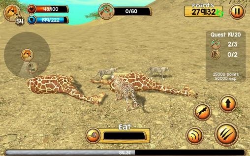 Wild Cheetah Sim 3D Android Game Image 2