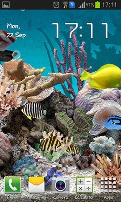 Aquarium 3D Android Wallpaper Image 1