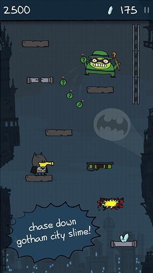 Doodle Jump: DC Super Heroes Android Game Image 1