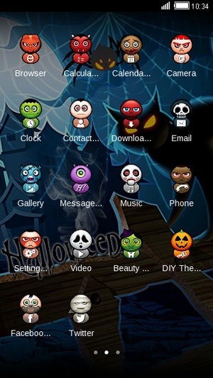 Halloween CLauncher Android Theme Image 2