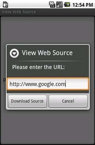 View Web Source Android Application Image 1