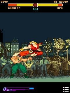 Street Fighter: Alpha Warriors&#039; Dreams Java Game Image 1