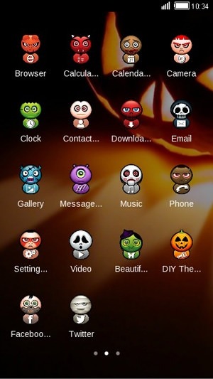 Halloween CLauncher Android Theme Image 2