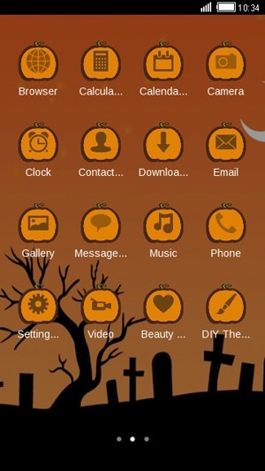 Halloween CLauncher Android Theme Image 2