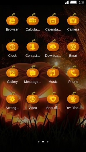 Halloween CLauncher Android Theme Image 2