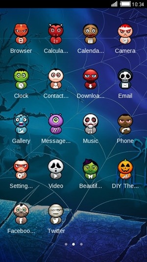 Halloween CLauncher Android Theme Image 2