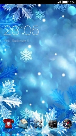 Winter Special CLauncher Android Theme Image 1