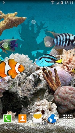 Coral Fish 3D Android Wallpaper Image 1