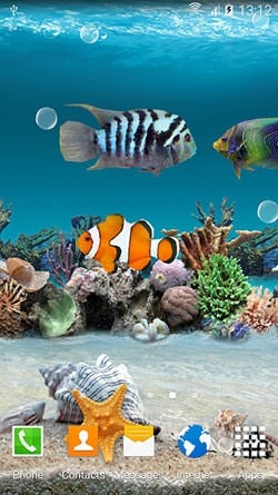 Coral Fish 3D Android Wallpaper Image 2