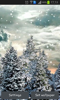 Snowfall By Kittehface Software Android Wallpaper Image 1