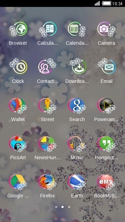 Crystal Winter CLauncher Android Theme Image 2