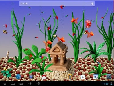 Plasticine Aquarium Android Wallpaper Image 1