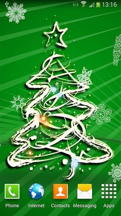 Christmas Tree 3D Android Wallpaper Image 1